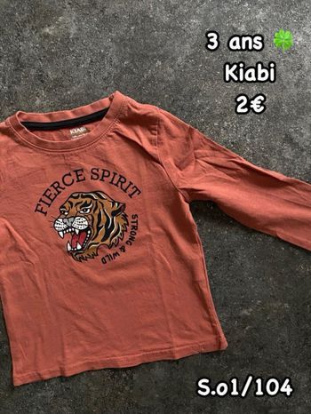 T-shirt 🍀 3 ans 🍀 Kiabi