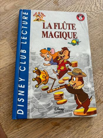 livre Disney club lecture tic et tac la flûte magique