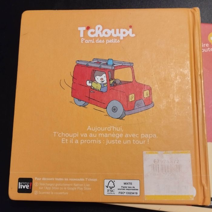 Livre enfant Nathan T'choupi fait un tour de manège - photo numéro 2