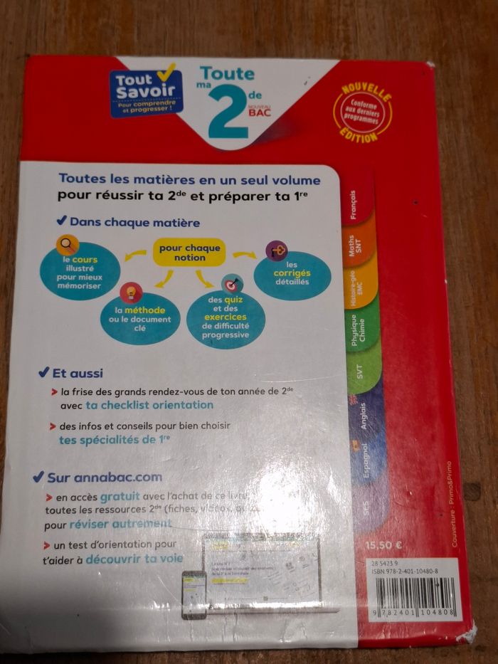 Livre programme de 2nde - photo numéro 3
