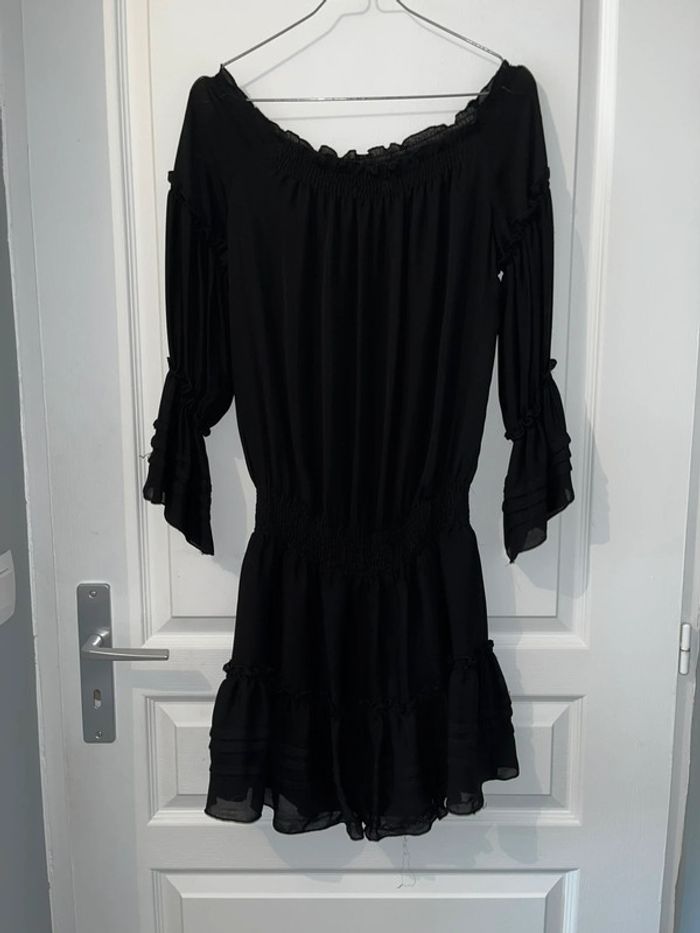 Robe à manches longues noire, taille S - photo numéro 5