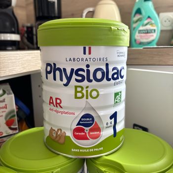 Lait 1er âge ARRIVER Physiolac bio x5 pots