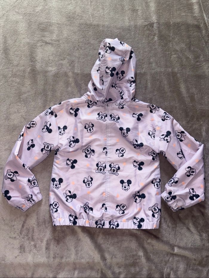 Blouson fille taille 8 ans mauve Disney Mickey et Minnie en très bon état - photo numéro 7