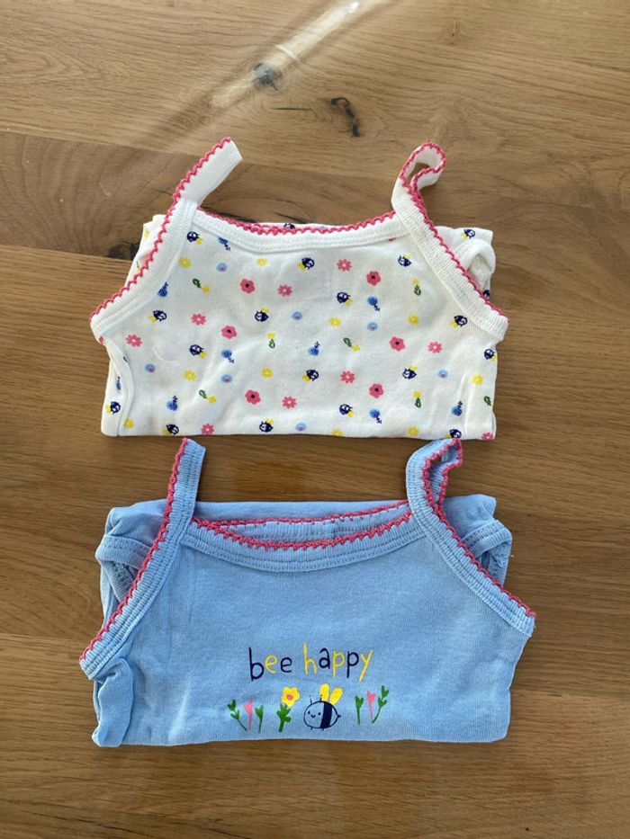 Lot de 2 body été 3-6 mois