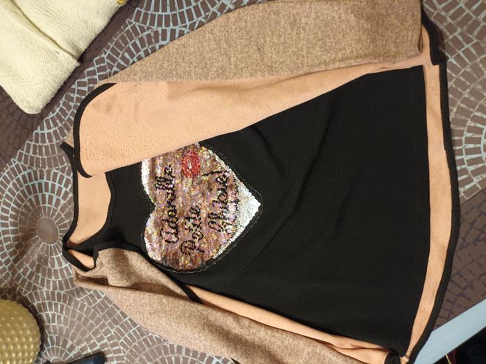 Pull façon gilet fille 12 ans