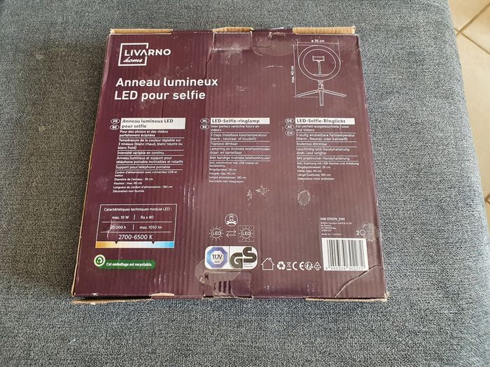 Anneau lumineux Led pour selfie - photo numéro 2