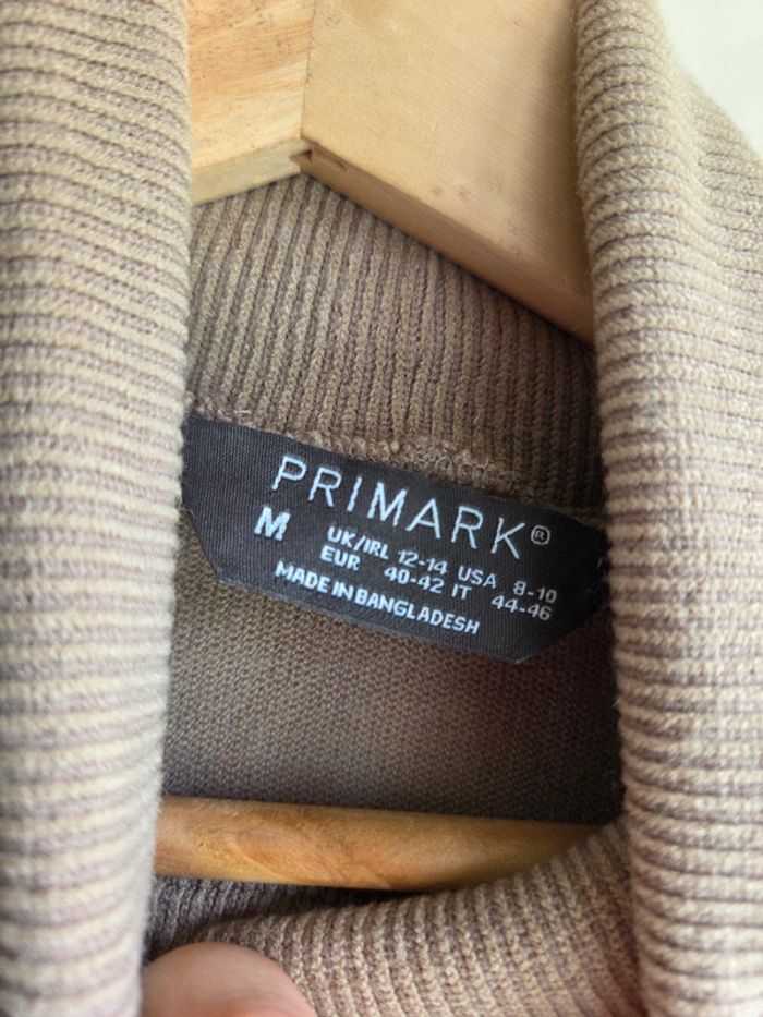 Tunique pull col roulé beige primark - taille M - neuf sans étiquette - photo numéro 3