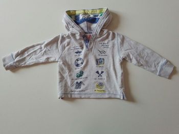Sweat à capuche garçon 3 ans DPAM