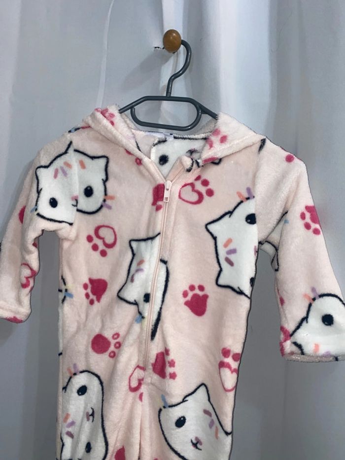 Pyjama combinaison polaire rose Gabby Chat Kiabi taille 3 ans neuf - n98k - photo numéro 2