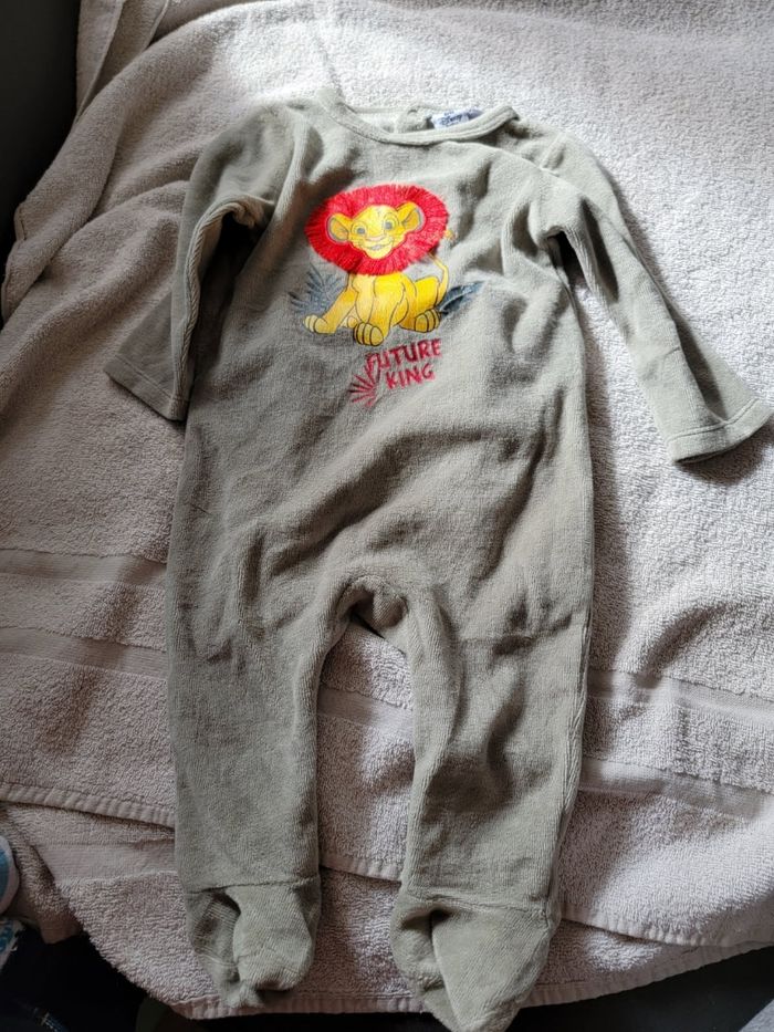 Lot de 6 pyjamas velours 6 mois garçon - photo numéro 3