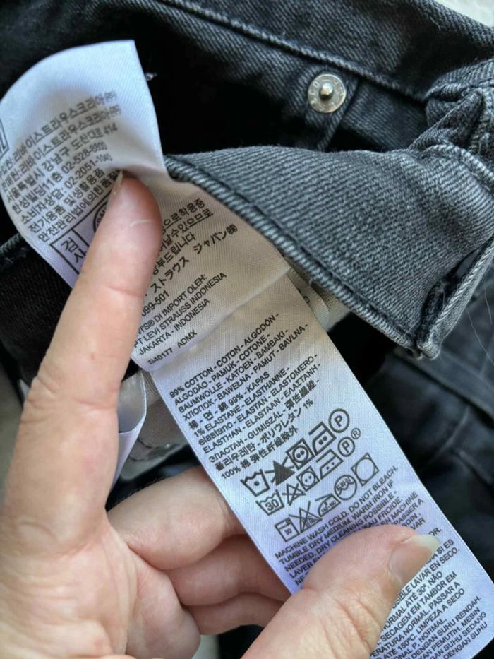 Jeans Levi’s homme 502 slim Taper W38 L32 XL/48 – Coupe fuselée noir - photo numéro 8