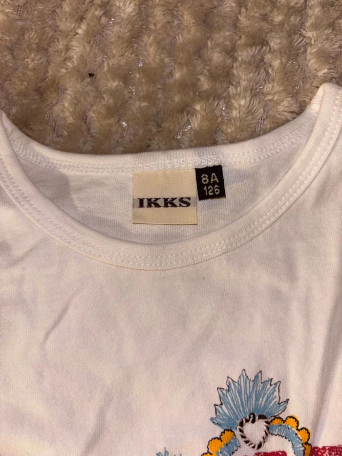 T-shirt IKKS I Love Mexico – blanc brodé - photo numéro 3