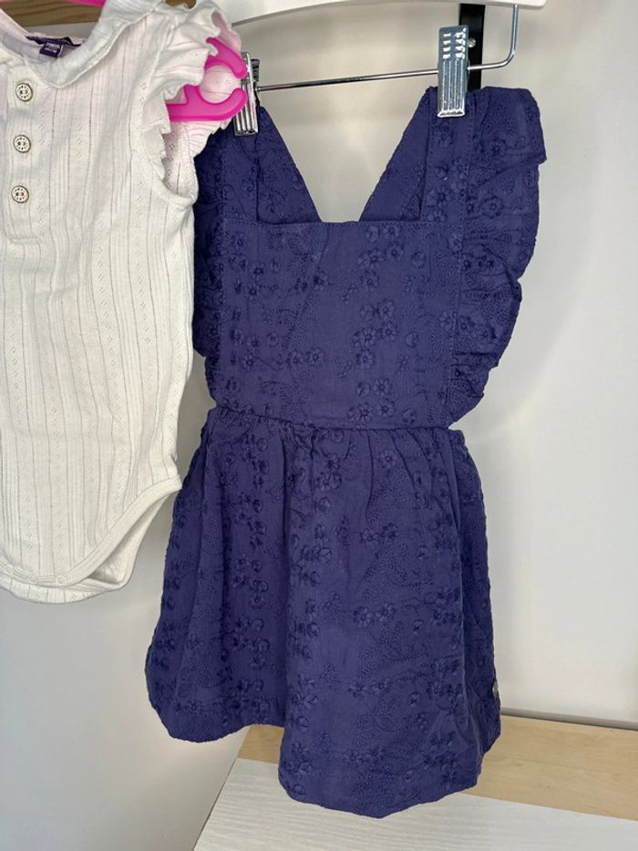 Ensemble robe body et bloomer SM 24mois - photo numéro 2