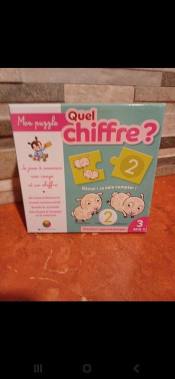 Mon puzzle quel chiffre ?