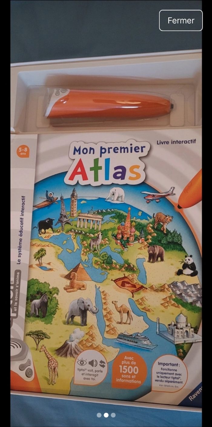 Jeu tiptoi mon premier atlas - photo numéro 2