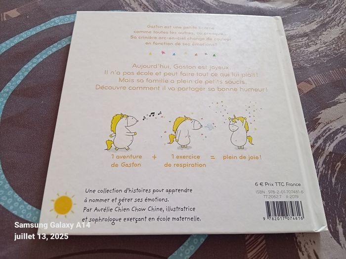 Livre Les émotions de Gaston - photo numéro 2