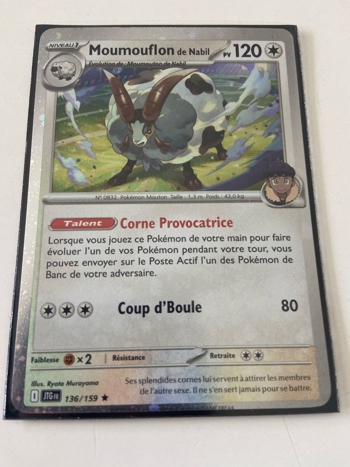 Carte Moumouflon de Nabil 136/159 EV9 - photo numéro 2
