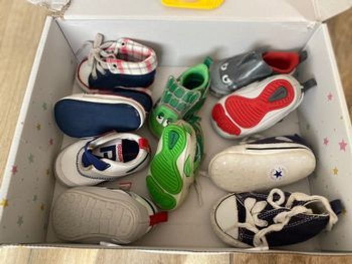 Coffret chaussures naissance garçon - photo numéro 2