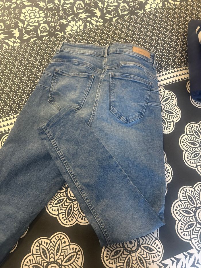 Jean skinny bleu cache cache - photo numéro 2