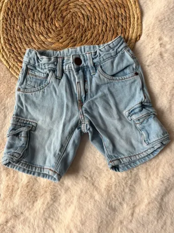 Short en jeans