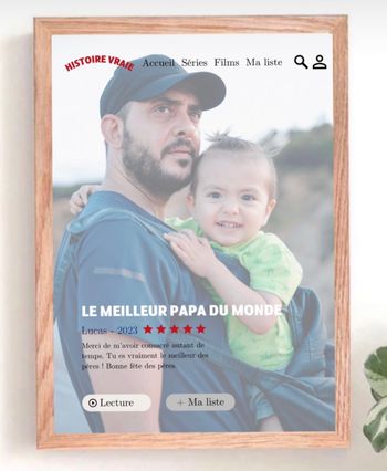 Affiche "Net.flix" pour papa ou maman (ou autre)