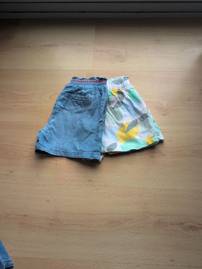 Lot de 2 shorts léger fille 4 ans Okaidi - photo numéro 2