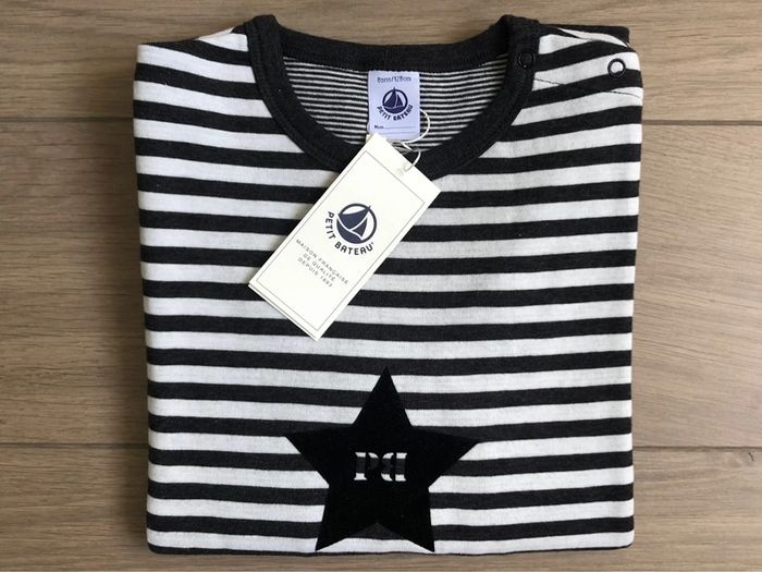T-shirt chaud en tubique épais Petit bateau T-8 ans