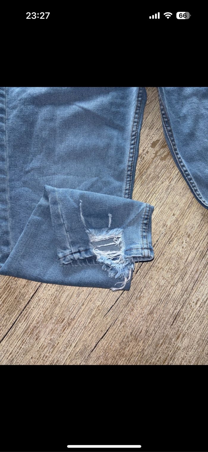 Jeans taille haute coupe droite - photo numéro 2