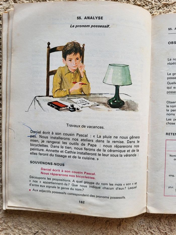 Manuel scolaire de collection paru en 1967 Grammaire fonctionnelle de R. Vaillot - photo numéro 10