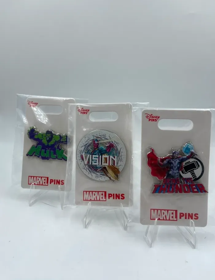 Lots 3 Pins Marvel Officiels - Hulk, Vision, Thor - Disney Collectible - photo numéro 5