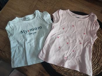 Lot tee shirt fille 3 mois