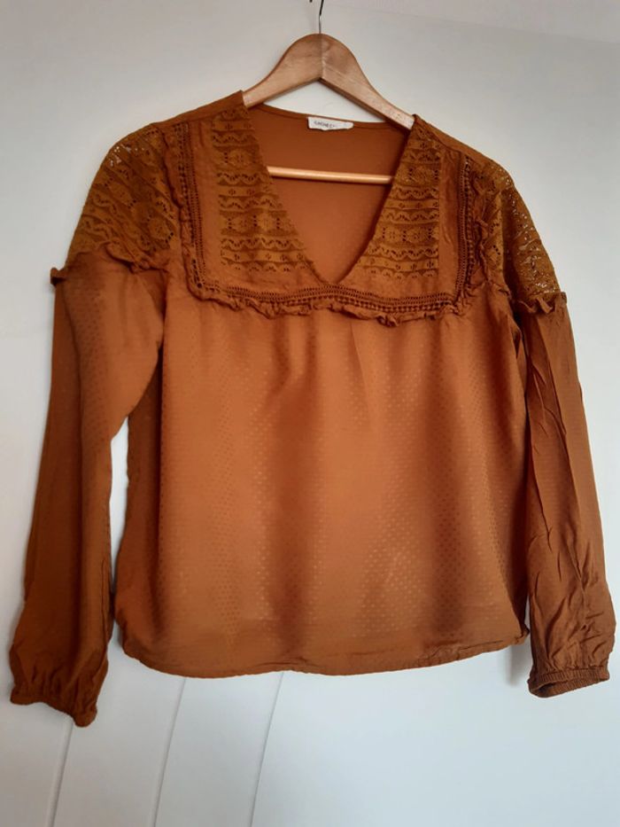 Blouse moutarde