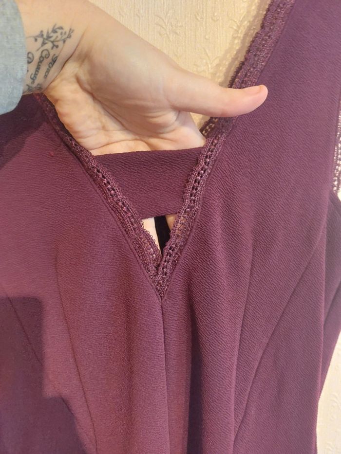 Robe bordeaux violet - photo numéro 4