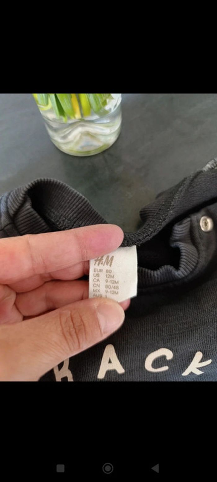 Pull h&m 12/18 mois - photo numéro 2