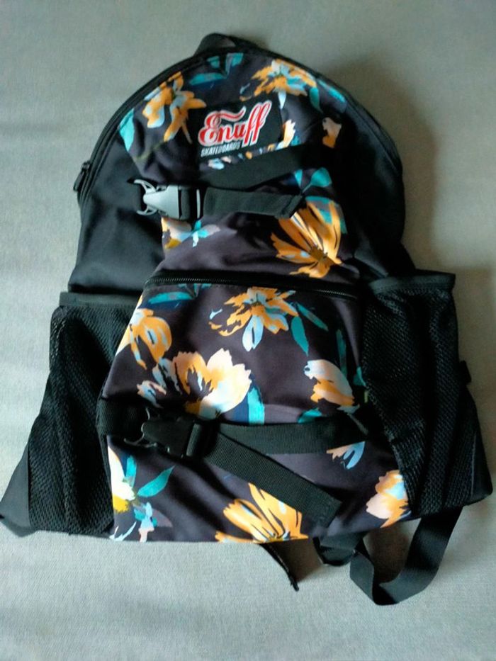 Sac à dos Enuff Skateboards – Motif fleuri – Neuf - photo numéro 16