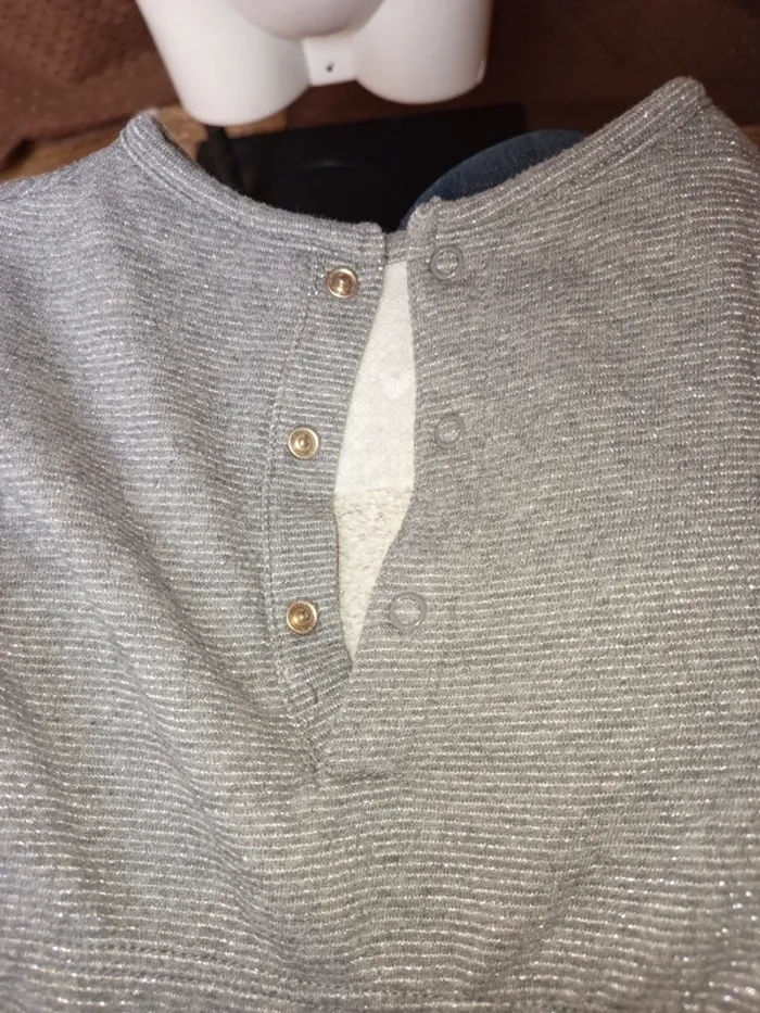 Robe grise taille 12mois - photo numéro 2