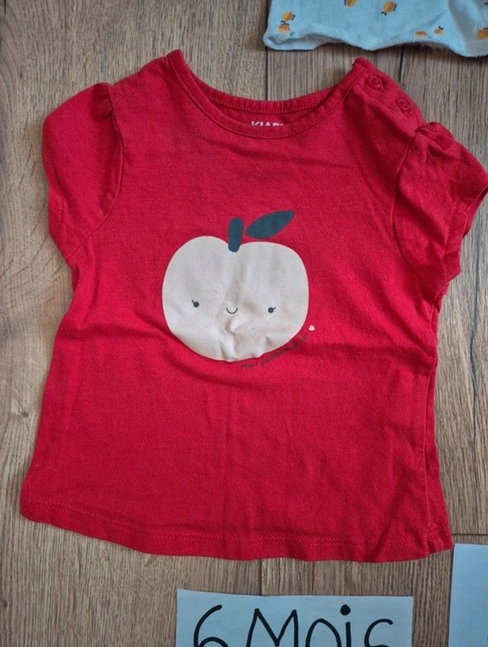 Lot 3 Tee-shirt manche courte dont 1 neuf - photo numéro 6