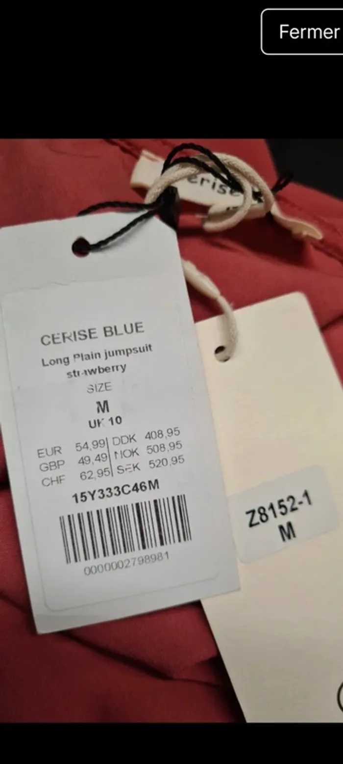 Combipantalon cerise blue - photo numéro 3