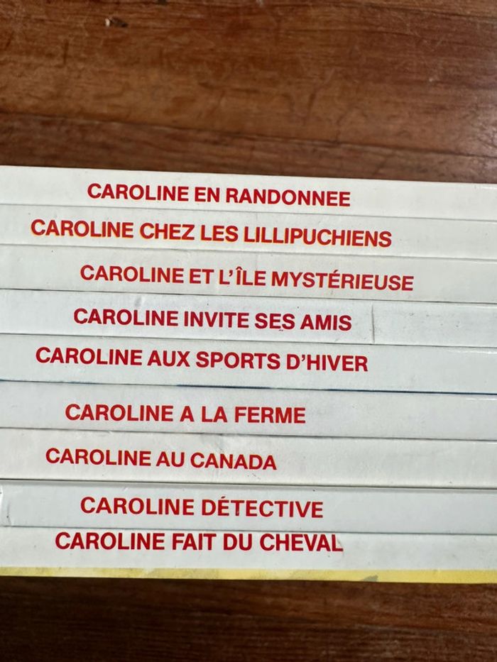 Lot de 9 albums anciens livres Caroline Pierre Probst Hachette collection bd vintage - photo numéro 2