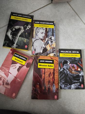 Lot livres policiers