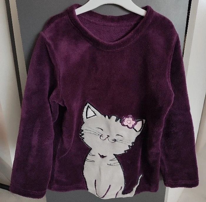 Haut de pyjama fille 8-9 ans