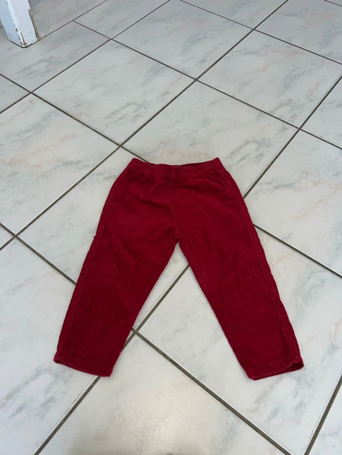 Pantalon velour