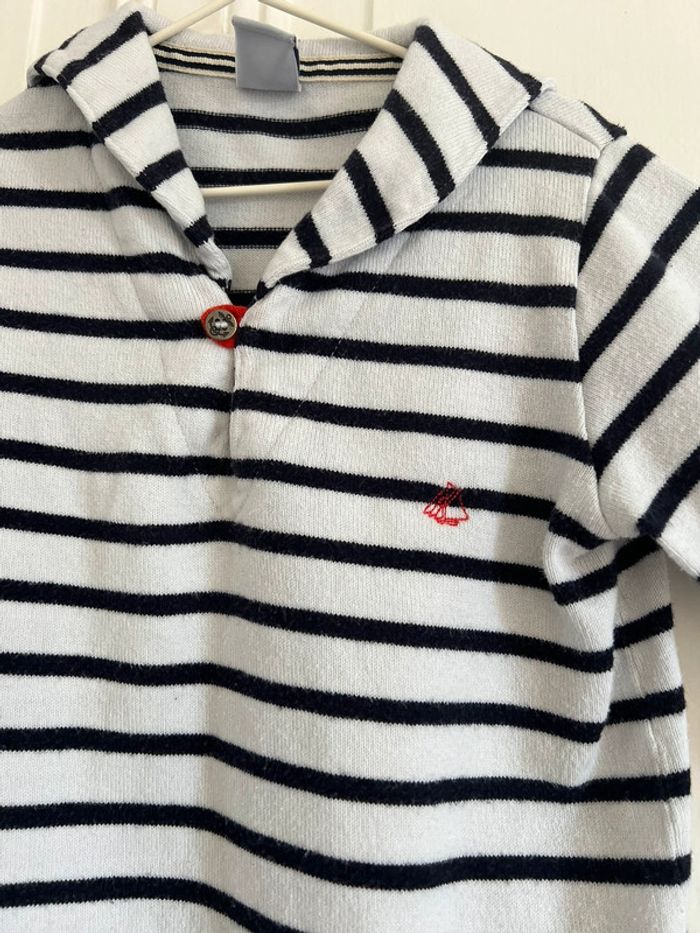 Pull marinière petit bateau 3 ans - photo numéro 3