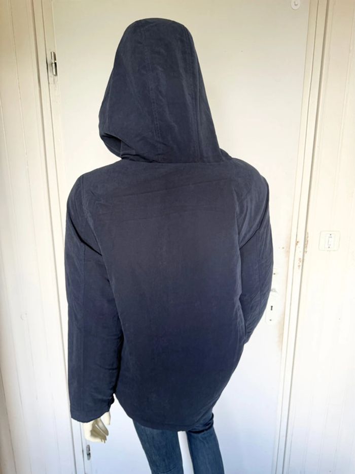 Manteau à capuche doublé ONLY – Taille L – bleu marine – Neuf avec étiquette - photo numéro 20