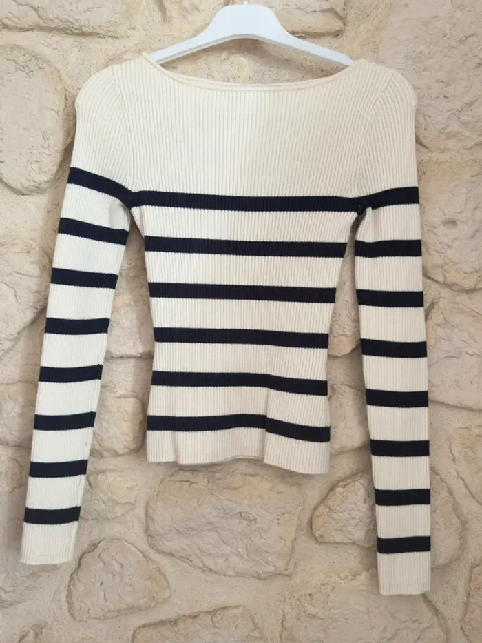 Top Marinière Zara - Taille S