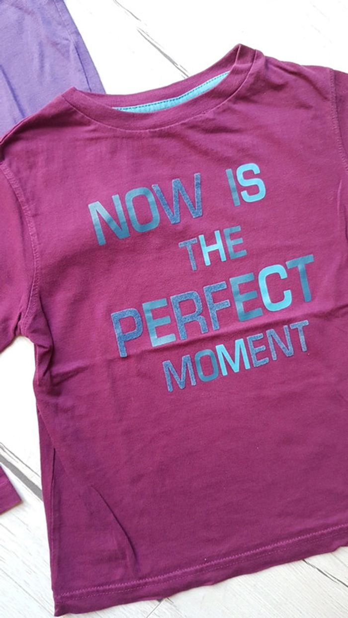 Lot de 2 tee shirts manches longues garçon 6ans okaidi neufs - photo numéro 2