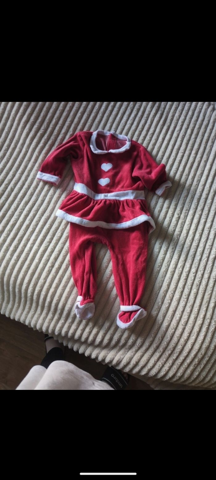 Pyjama de Noël fille 12 mois tex basic