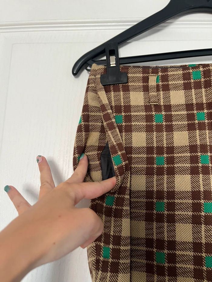 Pantalon à carreaux Dries Van Noten - 100% coton - Taille 38 - photo numéro 5