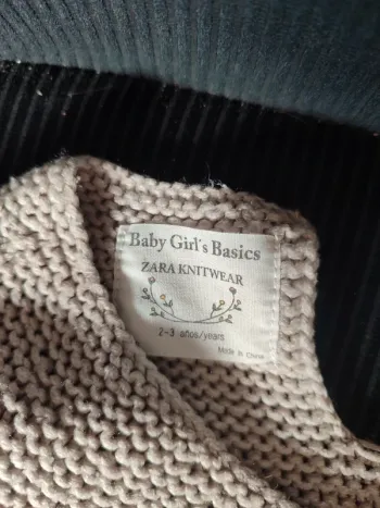 Pull Zara fille 2-3 ans