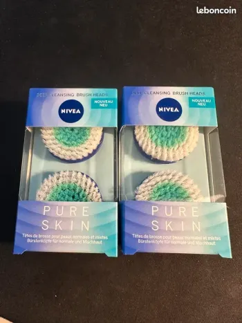 4 tête de brosse Nivea normale et mixte